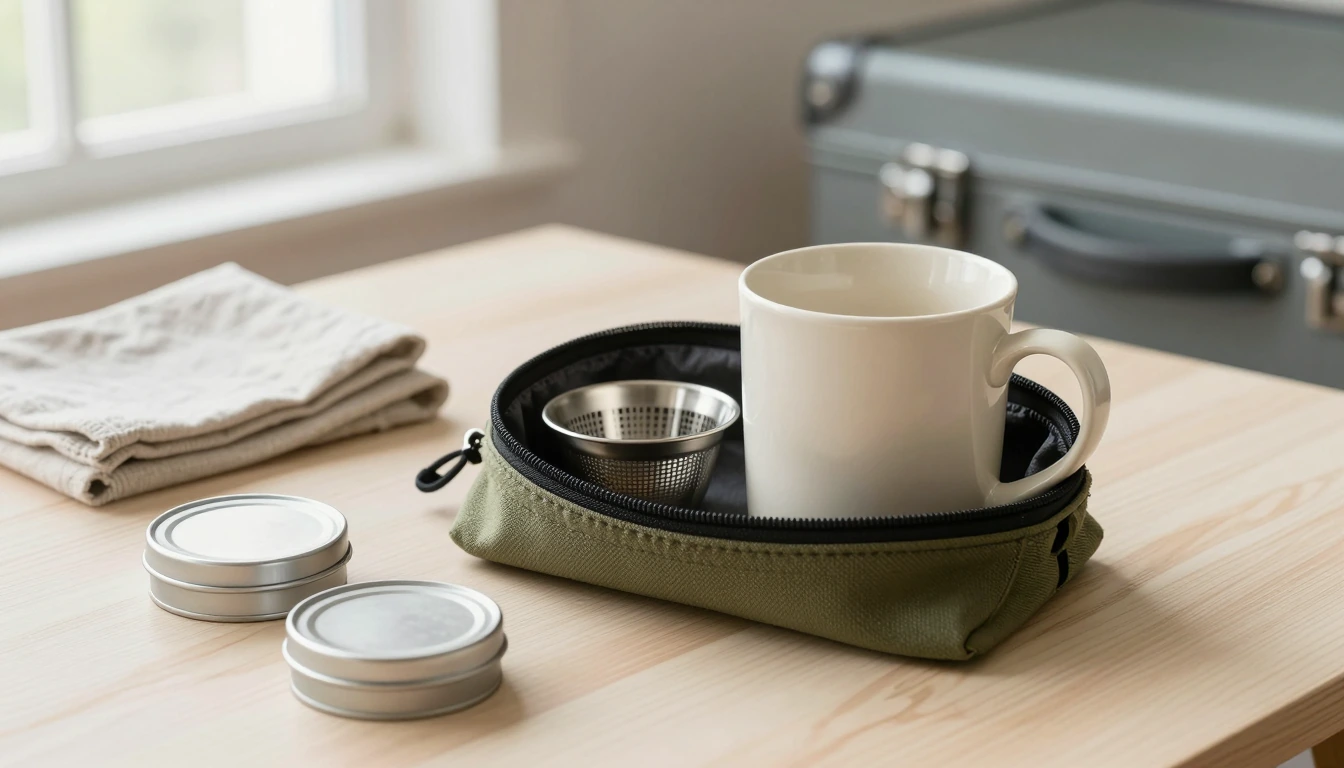 Travel Tea Kit: What to Pack for Hotels, Desks and Seated Sessions